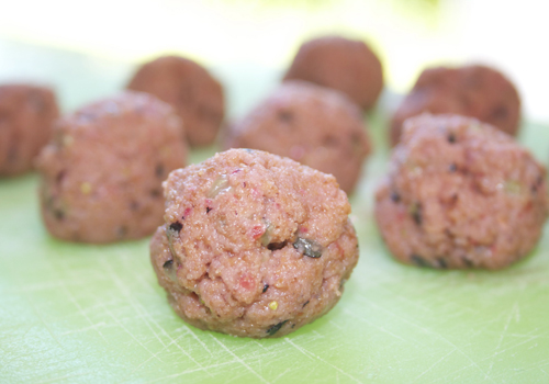 Fresh Fruit Cake Balls