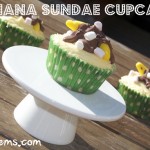 Banana Sundae Cupcakes