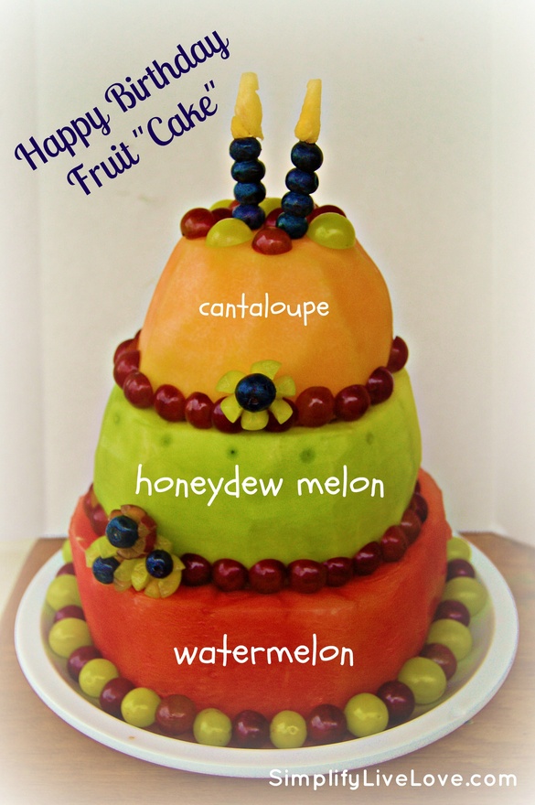 Carved Watermelon Cake