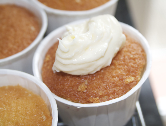 Victoria Sponge Cupcakes with Cream Cheese Icing