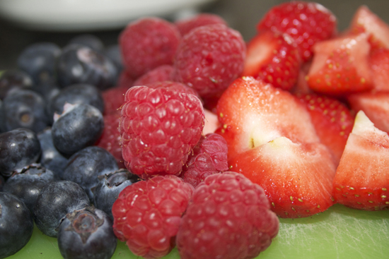 Fresh Berries for Cupcakes