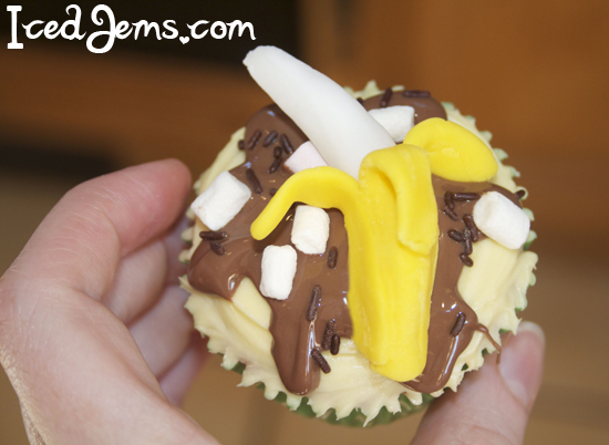 Banana Theme Cupcake
