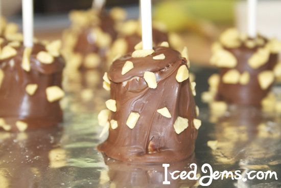 Chocolate Banana Pops