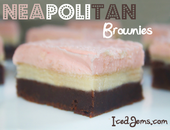 Neapolitan Brownies
