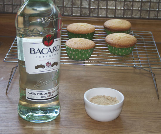 Bacardi Cupcakes