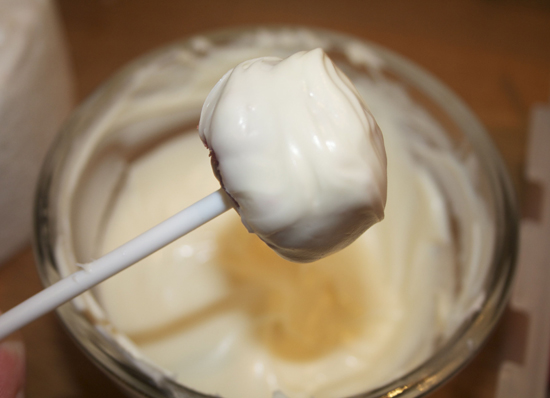 White Cake Pops