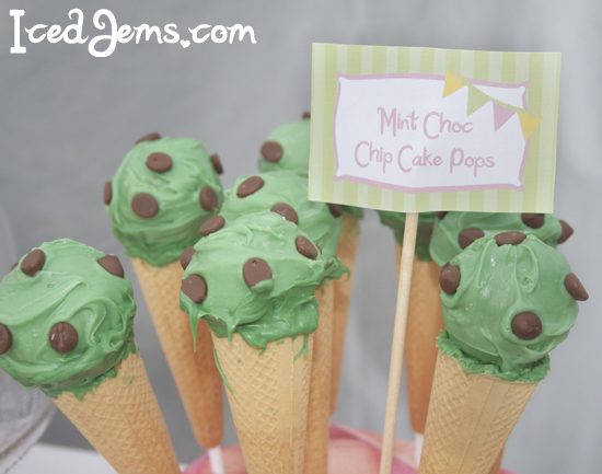 Mint Choc Chip Cake Pops