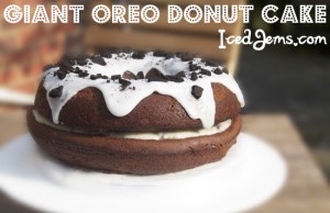 Giant Oreo Donut Cake