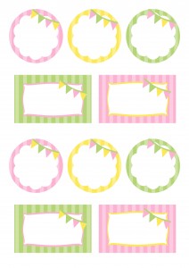 Bunting Party Printables