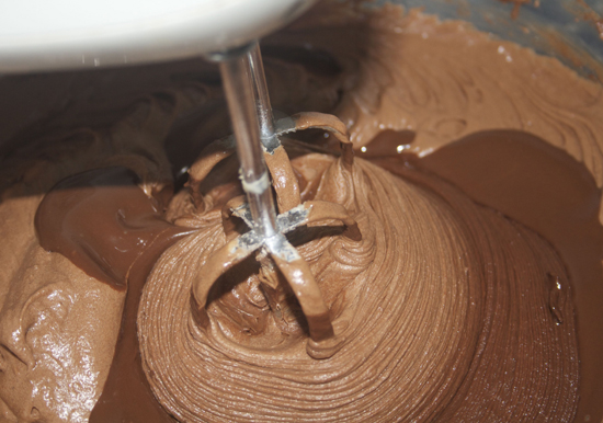 Melted Chocolate in Cake Mix