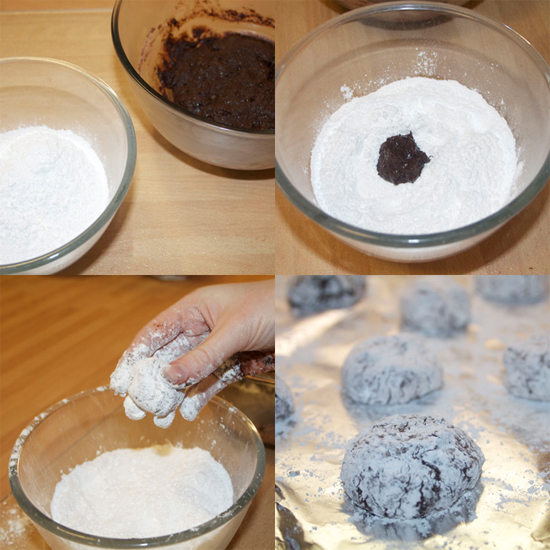 Chocolate Crinkle Cookies