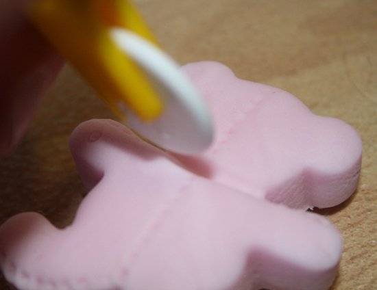 Pink Teddy Bear Cupcake