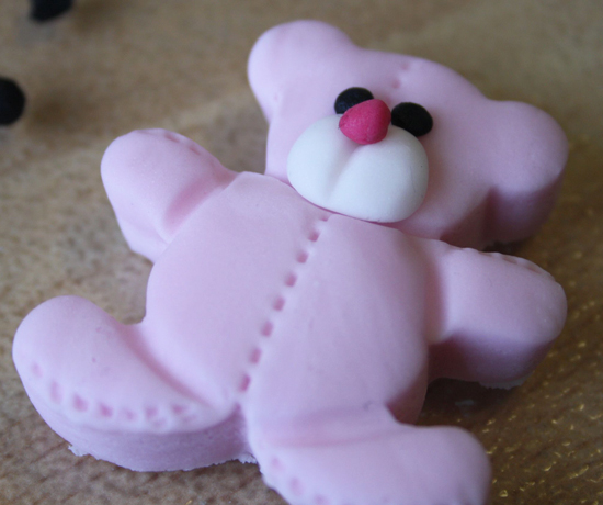 Pink Teddy Bear Sugarpaste