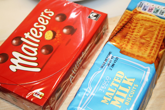 Maltesers and Malted Milk Biscuits