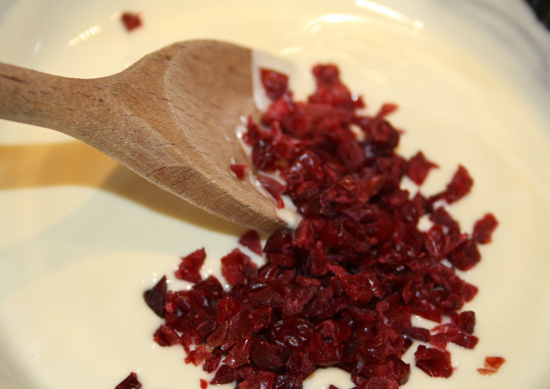 White Chocolate and Cranberries Recipe
