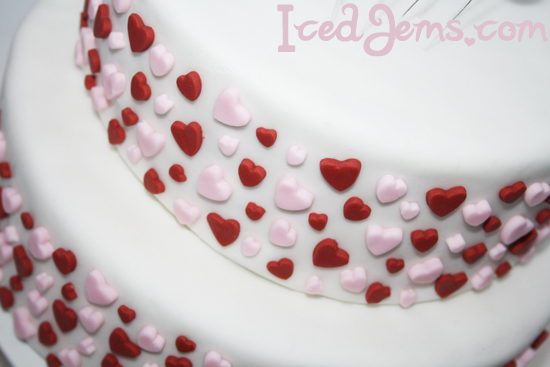 Mini Fondant Hearts