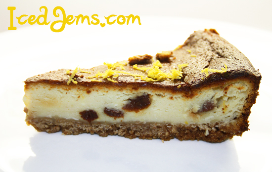 Baked Lemon Cheesecake Slice