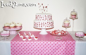 Valentines Day Dessert Table