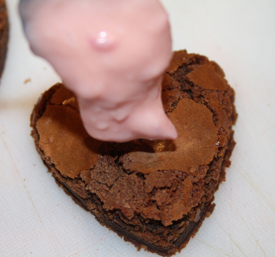 Raspberry Ganache Brownies