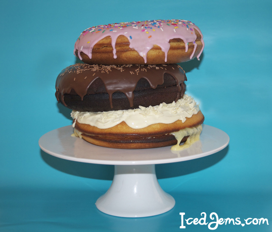 Stacked Giant Donut Cake