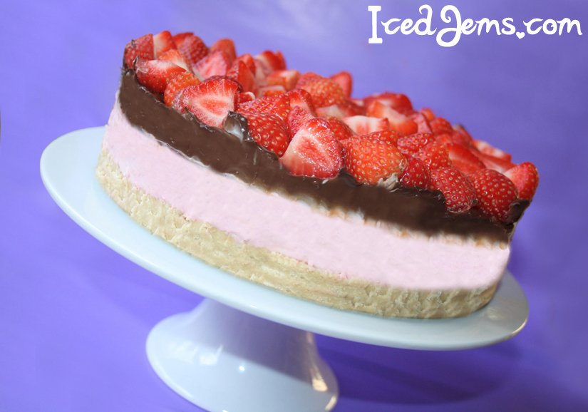 Strawberry Chocolate Cheesecake