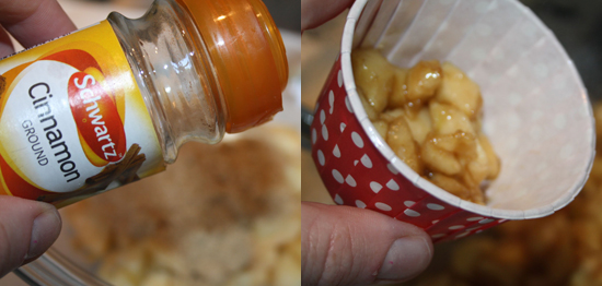 Apple Crumble Cupcake Filling