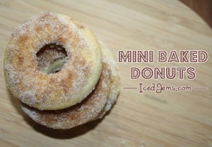 Mini Baked Donuts