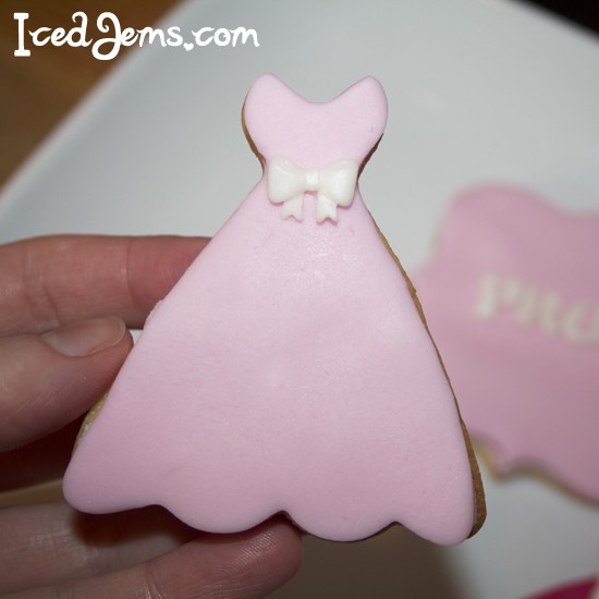 Pink Dress Cookie