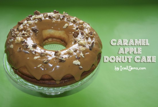 Caramel Apple Donut Cake