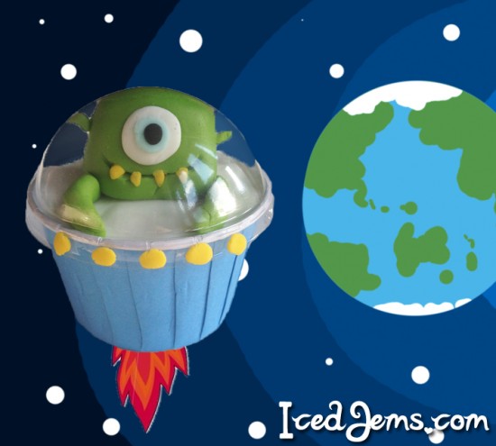 Alien Cupcakes