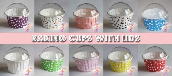 Baking Cups with Lids