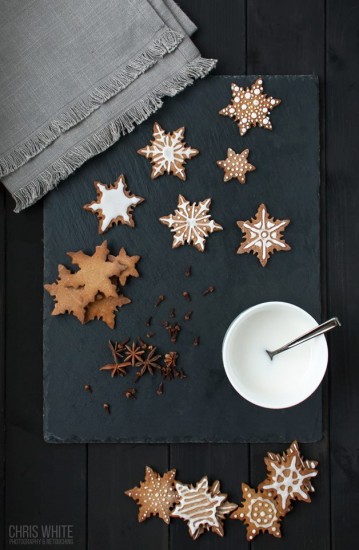 Gingerbread Snowflakes