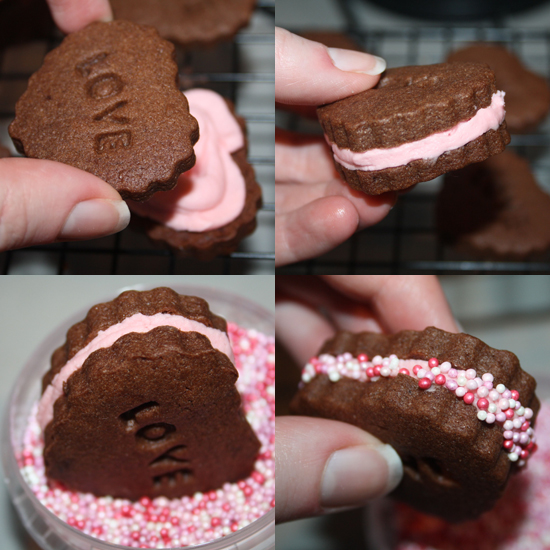 Chocolate Strawberry Cookies