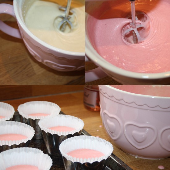 Rose Champagne Cupcakes