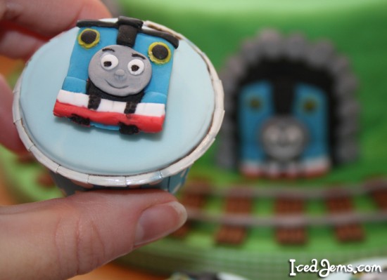 Thomas Tank Cupcake