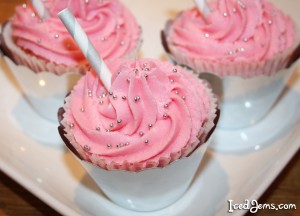 Pink Champagne Cupcakes