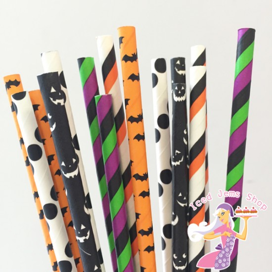 HalloweenMixedPackStraws