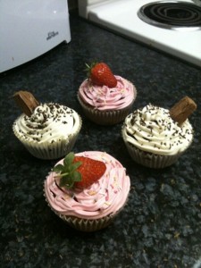 They may not look like much, but these were some of the first cupcakes I baked and I was so chuffed!